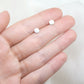 Disk Stud Earrings