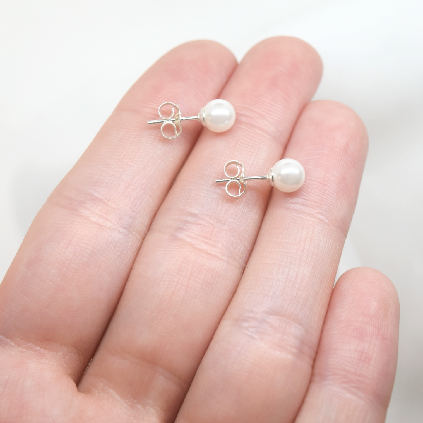 Pearl Stud Earrings